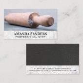 Culinaire kunsten | deegroller visitekaartje (Voorkant / Achterkant)