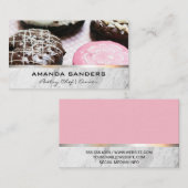 Culinaire Kunsten | Gourmet Donuts op tafel Visitekaartje (Voorkant / Achterkant)