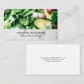 culinaire kunsten | Groenen produceren Visitekaartje (Voorkant / Achterkant)