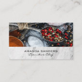 Culinaire Kunsten | Specerijen op spenen Visitekaartje (Voorkant)