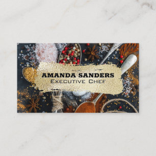 Culinaire Kunsten   Specerijen op spenen Visitekaartje