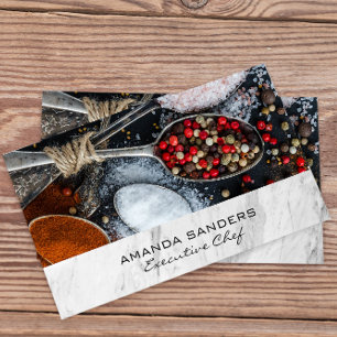 Culinaire Kunsten   Specerijen op spenen Visitekaartje