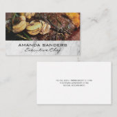 Culinaire Kunsten | Steak Fine Dining Cuisine Visitekaartje (Voorkant / Achterkant)