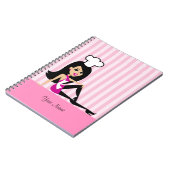 Culinaire laptop met Cool Retro-Cartoon Notitieboek (Linkerzijde)