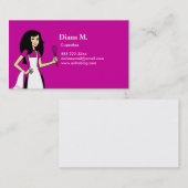 Culinaire leraar Cake Decorator Biz Card Visitekaartje (Voorkant / Achterkant)