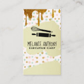 Culinaire mastertools | Polka Dot en Gold Syrup Visitekaartje (Voorkant)