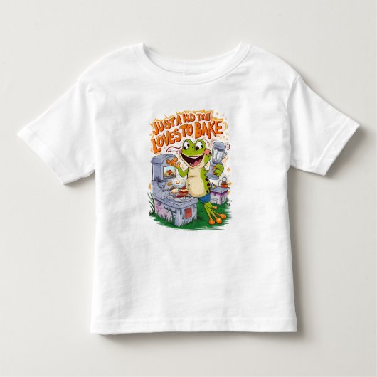 Culinaire ontdekkingsreiziger: kikkerfornuis avont kinder shirts (Voorkant)