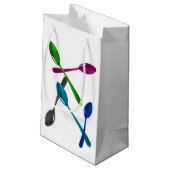 Culinaire reflecterende lepels cadeautas (Achterkant Gekanteld)
