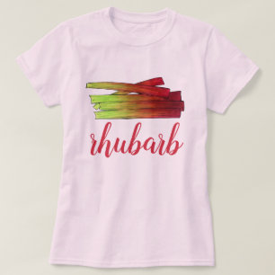 Culinaire Rhubarb Stalks Vegetable Garden Food Veg T-shirt