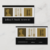 Culinaire School Afstuderen Catering Cook Chef Visitekaartje (Voorkant / Achterkant)