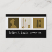 Culinaire School Afstuderen Catering Cook Chef Visitekaartje (Voorkant)