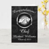 Culinaire school Afstuderen gepersonaliseerd Kaart (Gele Bloem)