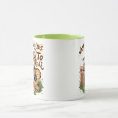 Culinaire slang: een slang in een Schort Mok (Midden)