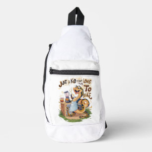 Culinaire slang: een slang in een Schort Sling Bag