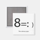 culinaire "type" magneet (Voorkant / Achterkant)