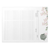 Culinaire Vegan Recipes Elegant Notitieblok (Voorkant)