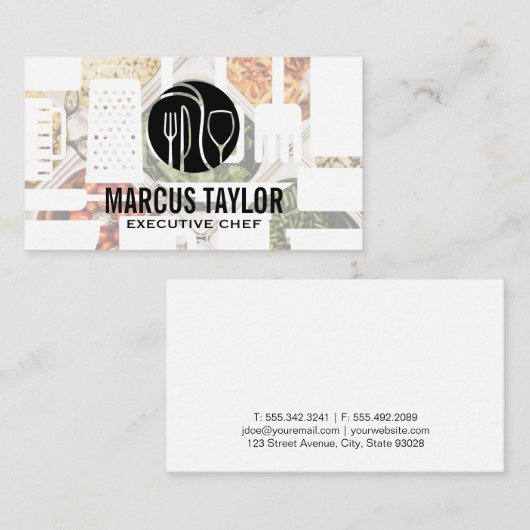 Culinary Arts | Chef | Cooking | Restaurant Visitekaartje (Voorkant / Achterkant)