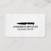 Culinary Arts | Knife Visitekaartje (Voorkant)