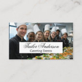 Culinary Chef Catering Staff Visitekaartje (Voorkant)