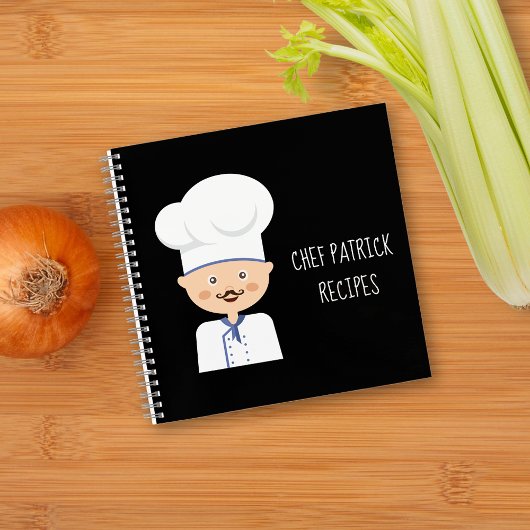 Culinary Chef - Cook Cartoon Recipe Notitieboek
