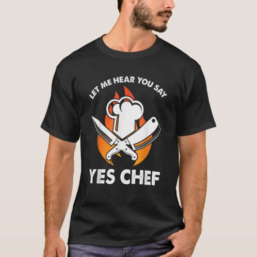 Culinary Chef Expert Food Eater I Love Cooking T-shirt (Voorkant)