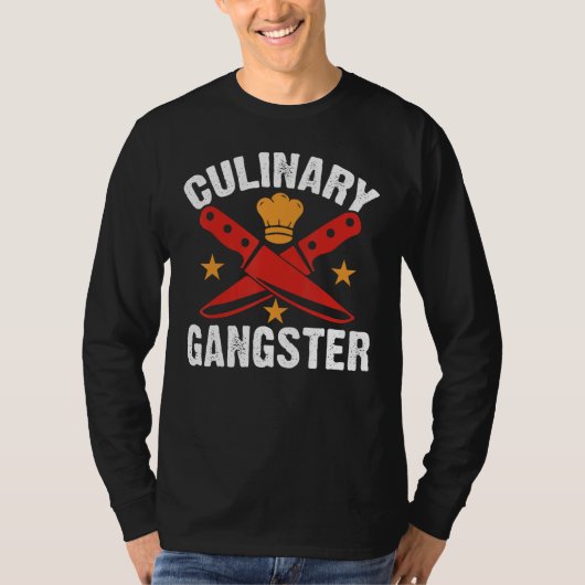 Culinary Gangster Chefs Cooking T-shirt (Voorkant)