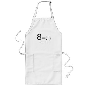 culinary "type" apron lang schort