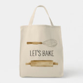 Culinary Utensils Bakery Bakers  Tote Bag (Achterkant)