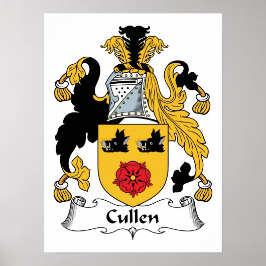 Cullen Family Crest Poster (Voorkant)