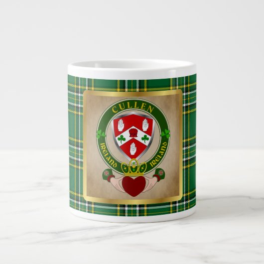 Cullen/O'Cullen Irish Shield Claddagh Grote Koffiekop (Voorkant)