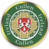Cullen Shield & Celtic Cross gepersonaliseerd Sticker (Voorkant)