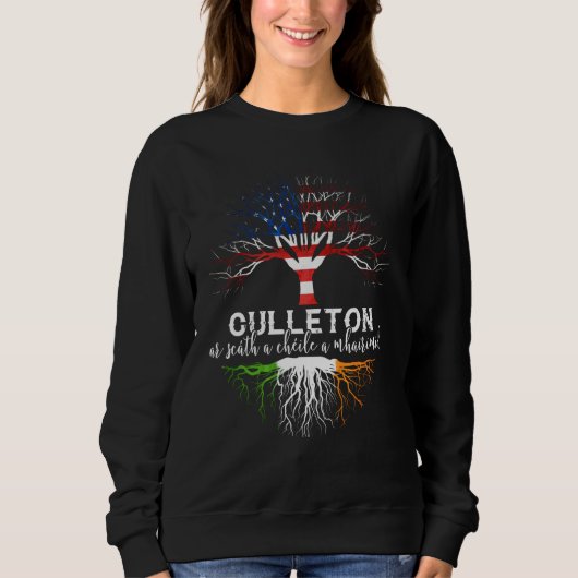 Culleton Irish familienaam Shirt Irish Roots (Voorkant)