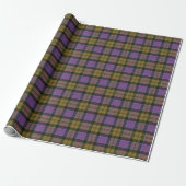 Culloden Ancient Clan Tartan Wrapping Paper Cadeaupapier (Uitgerold)