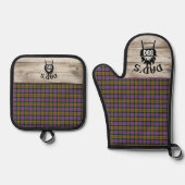 Culloden Ancient Original Scottish Tartan Ovenwant & Pannenlap Set (Voorkant)