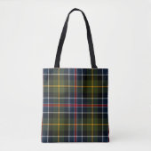 Culloden Clan Tartan Plaid Pattern Tote Bag (Voorkant)