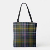 Culloden Clan Tartan Plaid Pattern Tote Bag (Achterkant)