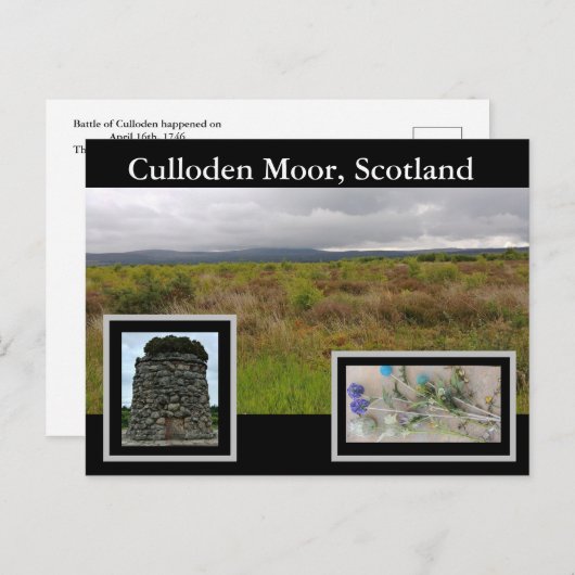 Culloden Moor Briefkaart (Voorkant / Achterkant)