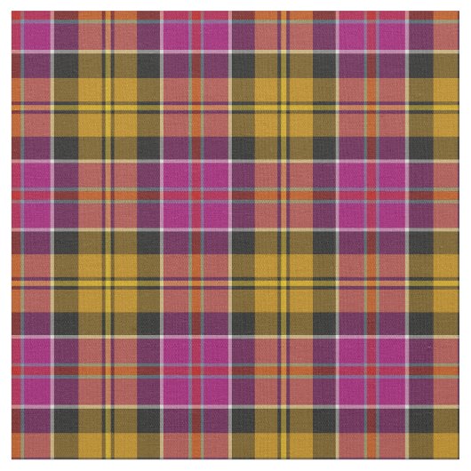 Culloden Scotland District Tartan Stof (Close Up)