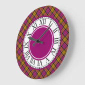 Culloden Scotland Tartan Border Grote Klok (Hoek)