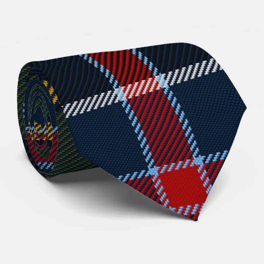 Culloden Tartan Pset Stropdas (Opgerold)