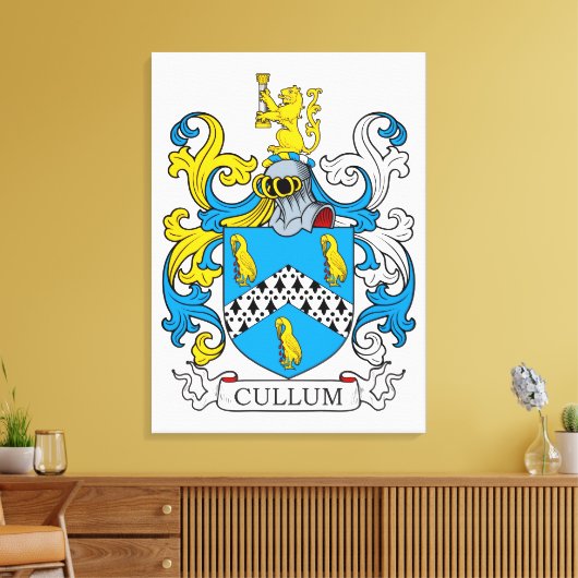 Cullum Family Crest Canvas Afdruk (Insitu (Woonkamer))