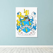 Cullum Family Crest Canvas Afdruk (Insitu (Houten vloer))