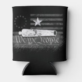 Culpeper Cannon Betsy Ross Flag Blikjeskoeler (Voorkant)