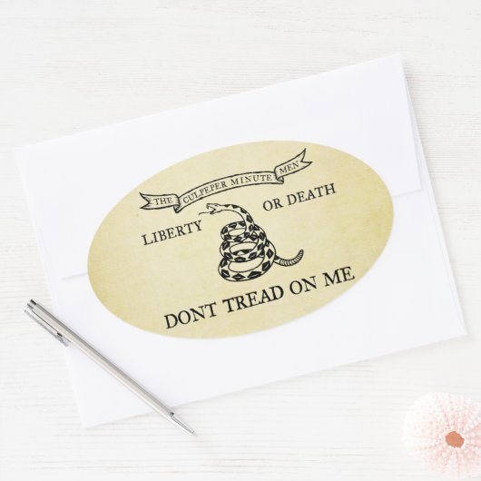 Culpeper Flag Stickers (Envelop)