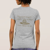 Culpeper Leer niet op me Shirt vlag (Achterkant)