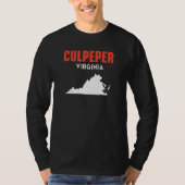 Culpeper Virginia USA State America Travel Virgini T-shirt (Voorkant)