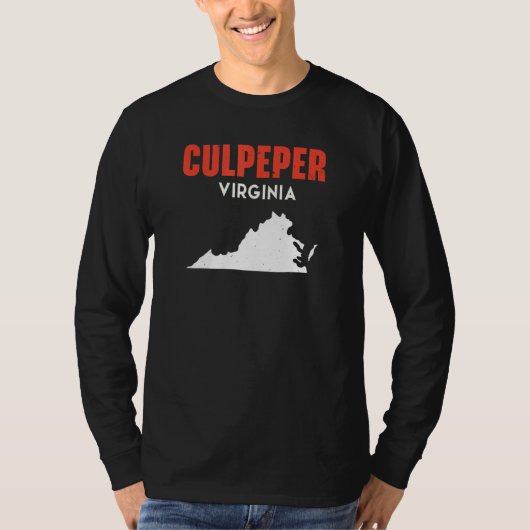 Culpeper Virginia USA State America Travel Virgini T-shirt (Voorkant)