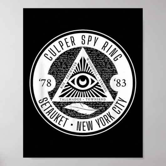 Culper Spy Ring Revolutionaire Oorlog Poster (Voorkant)