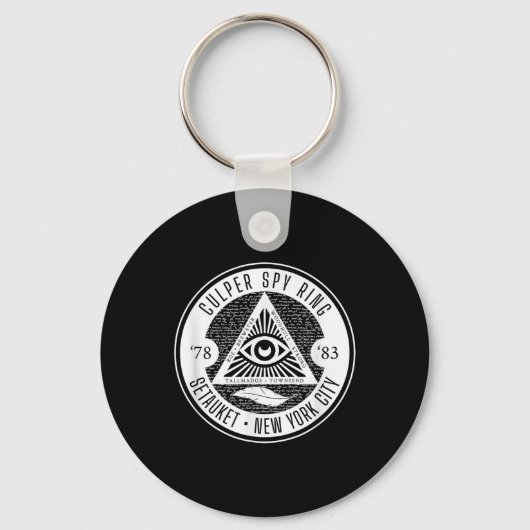 Culper Spy Ring Revolutionaire Oorlog Sleutelhanger (Voorkant)