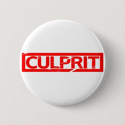 Culprit Stamp Ronde Button 5,7 Cm (Voorkant)